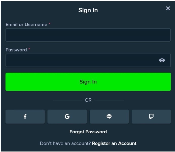 Log in Stake account Log in Stake account