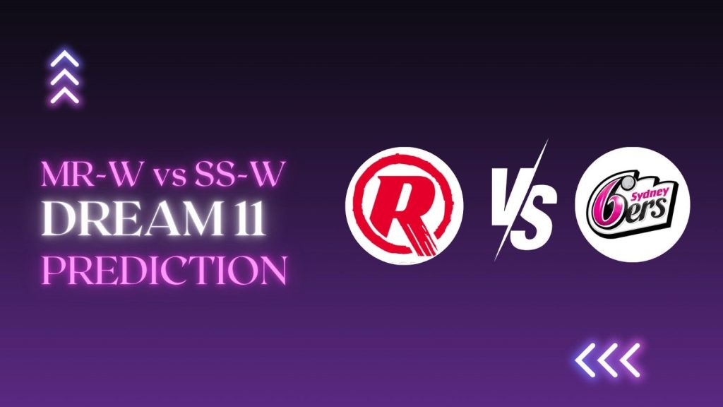 MR-W vs SS-W Dream11 prediction